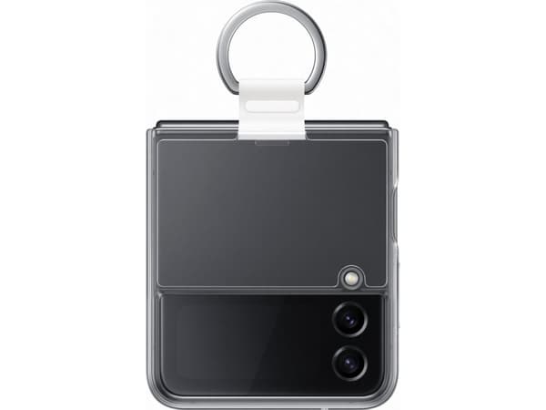 Samsung EF-OF721 - Baksidedeksel for mobiltelefon - silikon - gjennomsiktig - for Galaxy Z Flip4