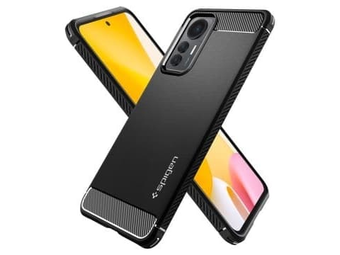 Spigen Rugged Armor, Omslag, Xiaomi, Xiaomi 12 Lite, 16,6 cm (6.55"), Svart