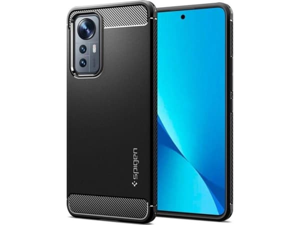 Spigen Rugged Armor, Omslag, Xiaomi, Xiaomi 12 Lite, 16,6 cm (6.55"), Svart