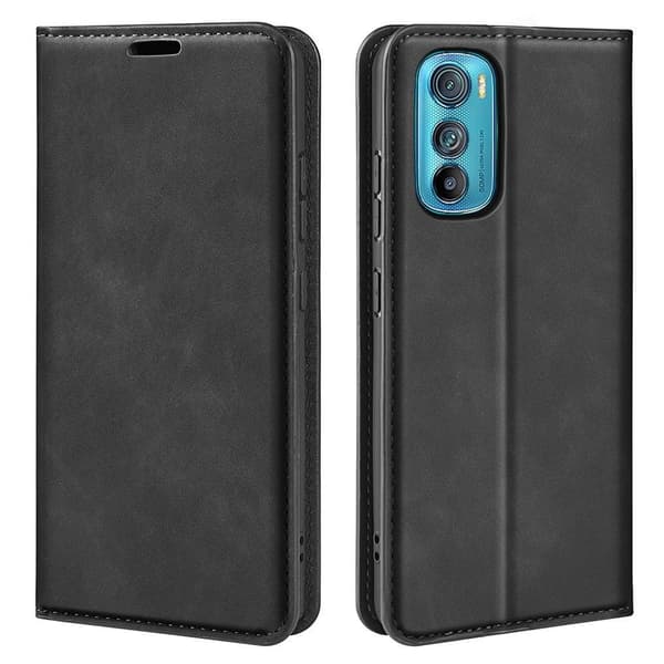 Wallet Stand Telefontaske til Motorola Edge 30 - Sort