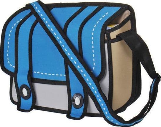 Kemer 3D Bag like from a cartoon - blue Universal GIFT
