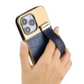 Miniatyrbilde 2 av 7: iPhone 13 Pro Max case vegan leather with strap for good grip gold