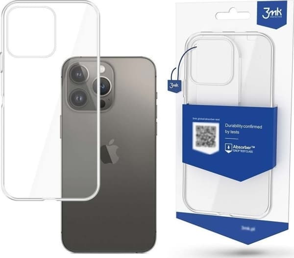 3MK 5903108476867, Rund (shell case), Apple, iPhone 14 Pro Max, 17 cm (6.69"), Gjennomsiktig