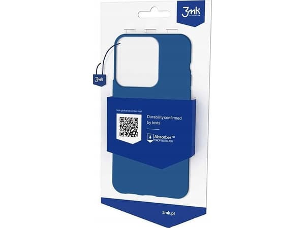 iPhone 14 Pro Max-deksel fra 3mk Matt Case-serien - blå