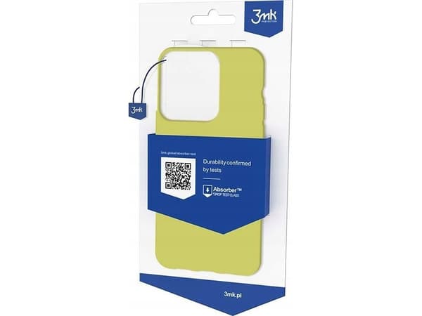 iPhone 14 Pro Max-deksel fra 3mk Matt Case-serien - lime