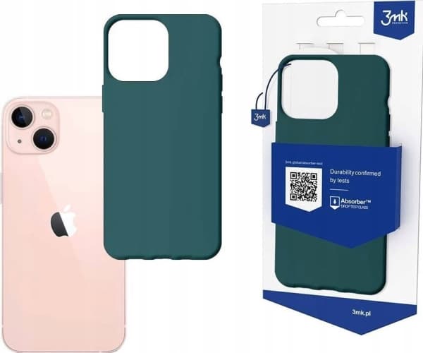 3mk Matt Case iPhone 14 kotelo - tummanvihreä