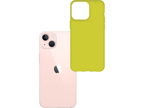 iPhone 14-deksel fra 3mk Matt Case-serien - lime