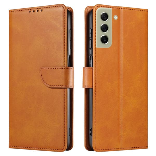 Samsung Galaxy S21 FE - Elegant Smidigt Plånboksfodral