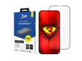 Miniatyrbilde 1 av 2: 3MK FlexibleGlass Max iPhone 14 Pro Max 6,7" svart/svart, hybridglass med forsterkede kanter