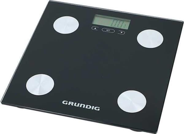 Grundig - elektroninen kylpyhuoneen vaaka, painoanalyysi, BMI, 180 kg:aan asti