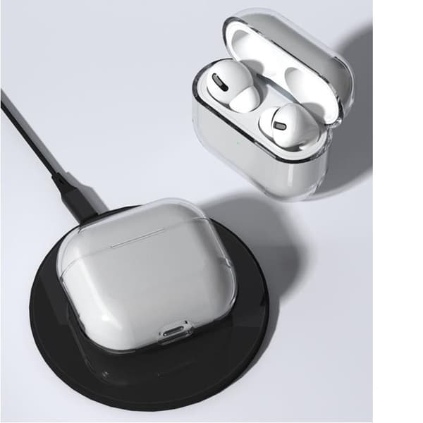 AirPods 1/2 Skal Hörlurar Hard - Transparent