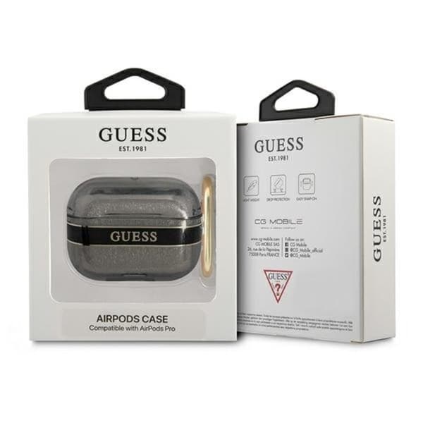Guess AirPods Pro Skal Strap Collection - Svart