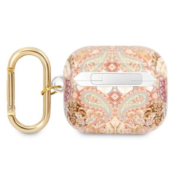 Guess AirPods 3 Skal Paisley Strap Collection - Guld