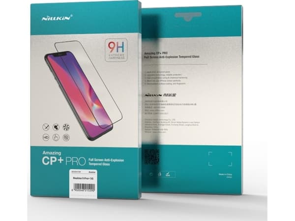 Nillkin Nillkin CP+PRO ultratunt helskärms härdat glas med 0,2 mm ram 9H Realme 9 Pro + (9 Pro Plus) svart