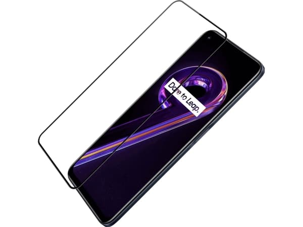 Nillkin Nillkin Nillkin CP+PRO erittäin ohut koko näytön karkaistu lasi 0,2 mm kehyksellä 9H Realme 9 Pro musta