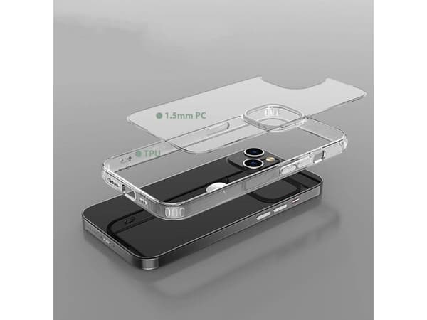 Mobiltelefon bakdeksel Tech-Protect iPhone 13 mini Flexair hybrid, gjennomsiktig