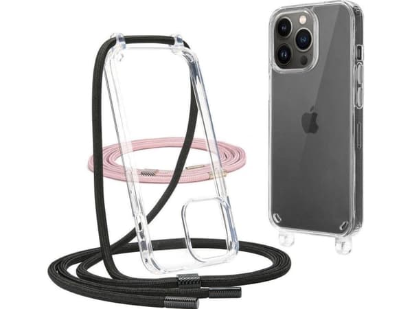 Tech-Protect Mobilt bakstycke för iPhone 12/12 Pro med Flexair-rem, transparent