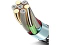 Miniatyrbild 4 av 5: Maclean micro USB cable, Supporting Fast Charge 2.4A, Data Transfer, 5V/2.4A, Black, 2m long, MCE483