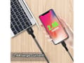Miniatyrbild 5 av 5: Maclean micro USB cable, Supporting Fast Charge 2.4A, Data Transfer, 5V/2.4A, Black, 2m long, MCE483