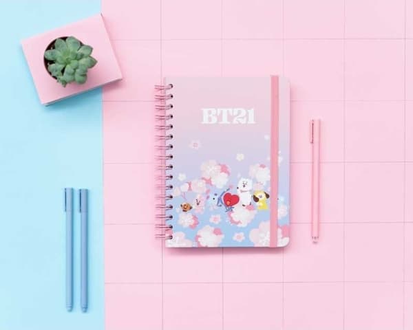 Line Friends BT21 - Notatbok / notatbok A5
