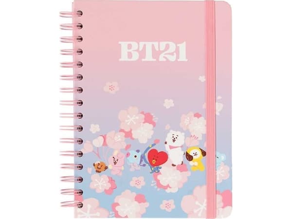 Line Friends BT21 - Notatbok / notatbok A5