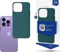 Miniatyrbilde 2 av 2: iPhone 14 Pro-deksel fra 3mk Matt Case-serien - mørkegrønn
