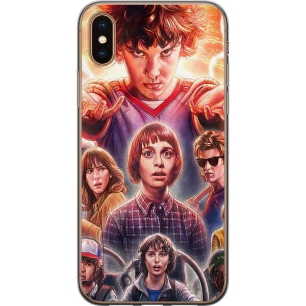 Apple iPhone XS Gjennomsiktig deksel Stranger Things