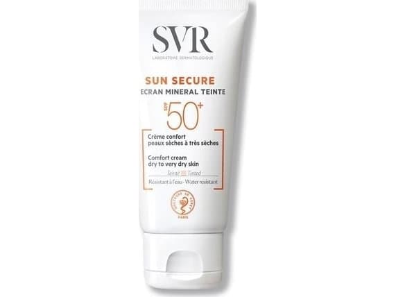 SVR SVR, Sun Secure, Ecran Mineral, Creme, normal hud, kombinerad hud, SPF 50, 60g - Långsiktigt!