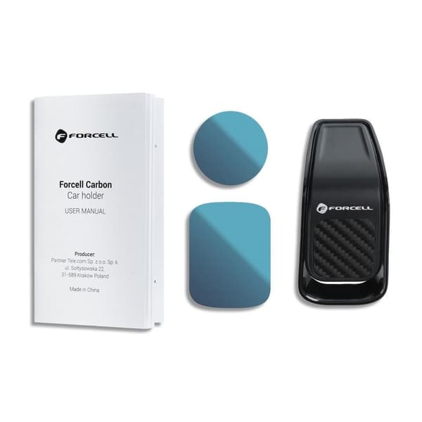 Forcell Magnetisk Mobilhållare B060 För Luftventil F-Grip - Svart
