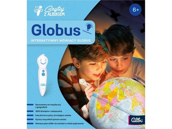 Albi Les med Albik - Interaktiv globus