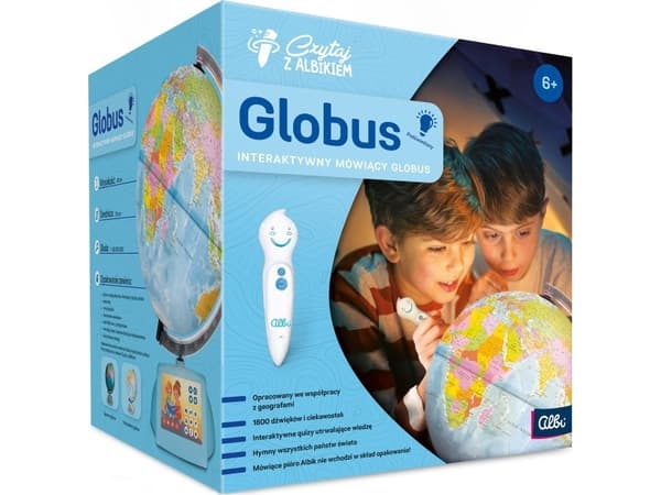 Albi Les med Albik - Interaktiv globus