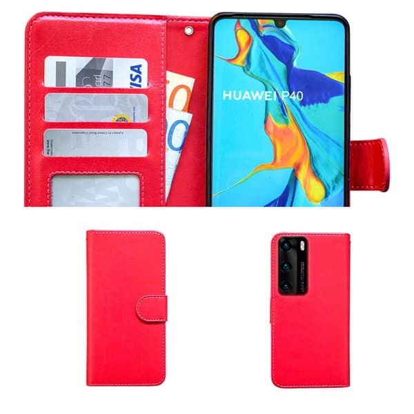 Huawei P40 - Læder cover / Beskyttelse
