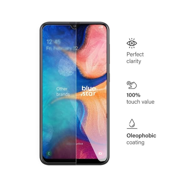 Blue Star Härdat Glas Skärmskydd till Samsung Galaxy A20