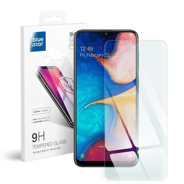 Blue Star Härdat Glas Skärmskydd till Samsung Galaxy A20