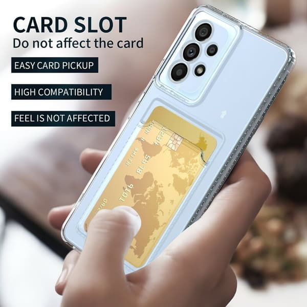 Samsung Galaxy A53 5G - Card Cover / Beskyttelse Transparent