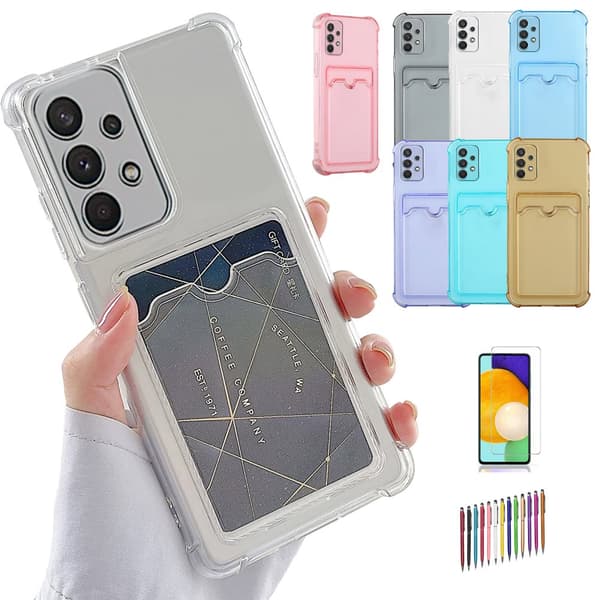 Samsung Galaxy A53 5G - Card Cover / Beskyttelse Transparent Transparent