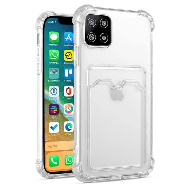 Samsung Galaxy A22 5G - Card Cover / Beskyttelse Transparent