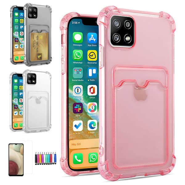 Samsung Galaxy A22 5G - Card Cover / Beskyttelse Transparent