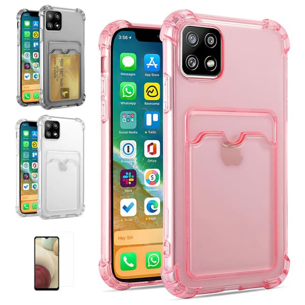 Samsung Galaxy A22 5G - Card Cover / Beskyttelse Transparent