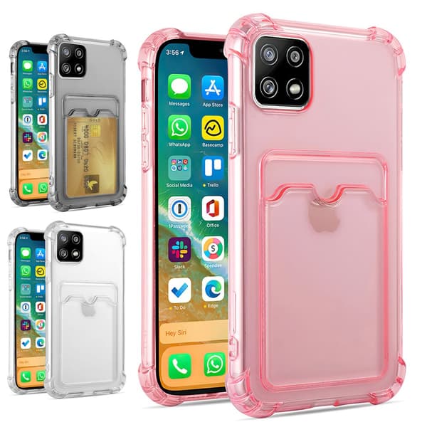 Samsung Galaxy A22 5G - Card Cover / Beskyttelse Transparent
