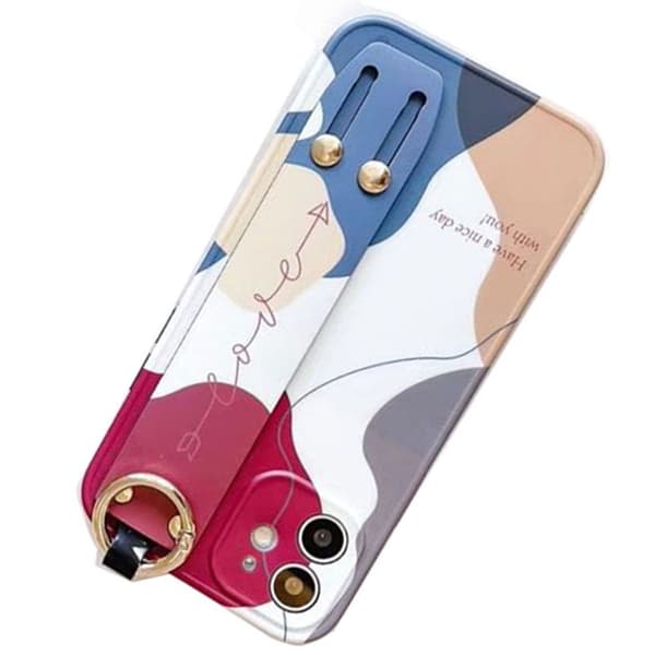 iPhone 12 - Praktiskt Skyddande Skal med Hållare KISSCASE