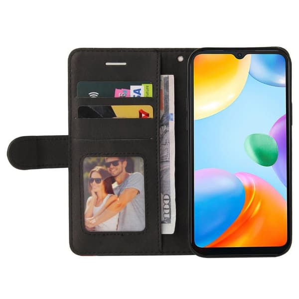 KT Lommebok-deksel til Xiaomi Redmi 10C - Svart