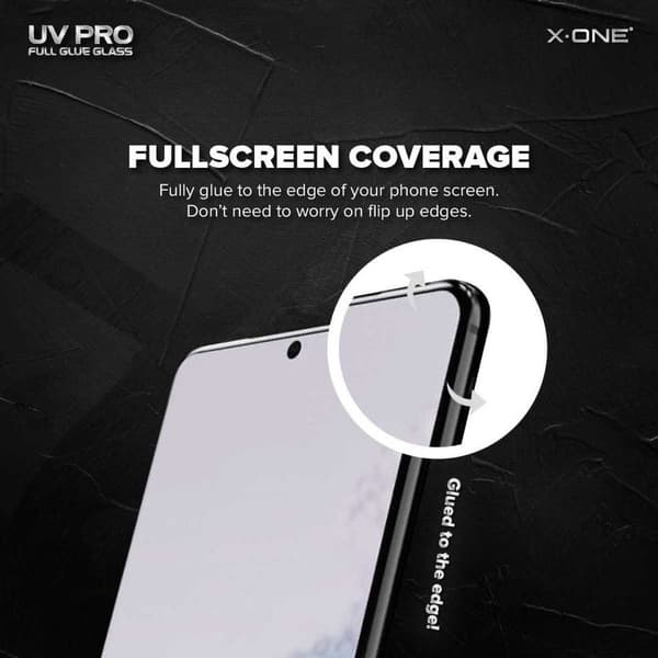 X-ONE UV PRO Härdat Glas Skärmskydd till Huawei P30 Pro (Case friendly)