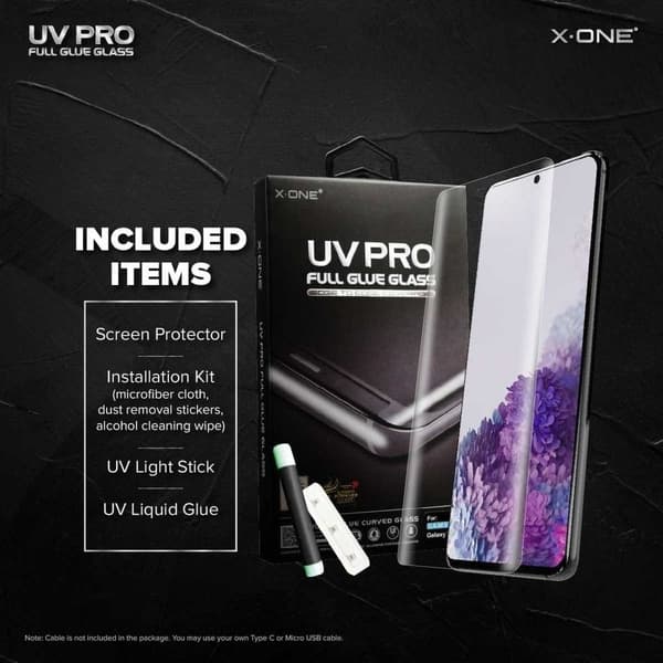 X-ONE UV PRO Härdat Glas Skärmskydd till Huawei P30 Pro (Case friendly)