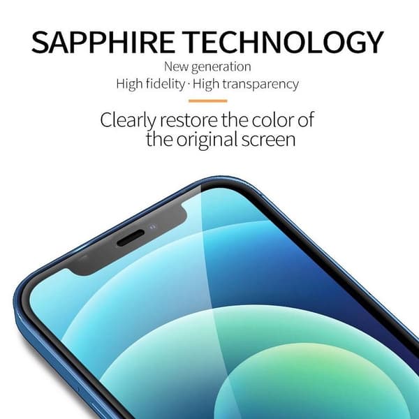 X-ONE Sapphire Härdat Glas Skärmskydd till iPhone 12 Pro Max