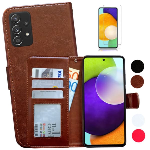 Samsung Galaxy A13 4G - Mobiltaske / Leather Case Black