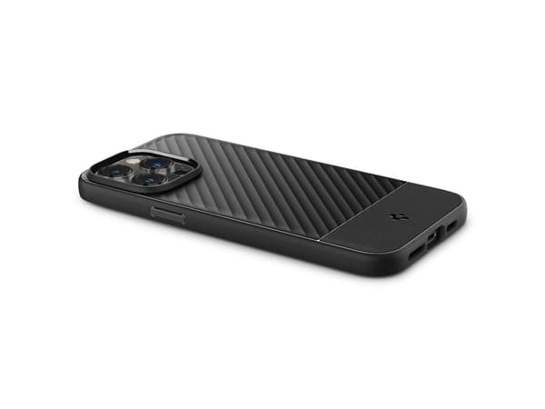 Spigen Core Armor - Baksidesskydd för mobiltelefon - termoplastisk polyuretan (TPU) - mattsvart - för Apple iPhone 14 Pro