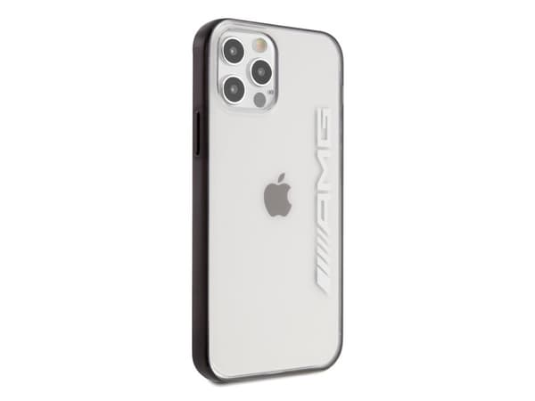 AMG AMHCP12LAESLBK iPhone 12 Pro Max transparent hardcase Metallic Painted