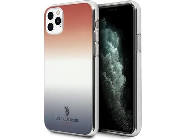 US Polo USHCN58TRDGRB iPhone 11 Red/blue&red Gradient Pattern Collection