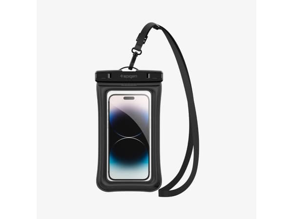 Spigen AquaShield, Fodral, Universal, 17,5 cm (6.9"), Svart, Transparent